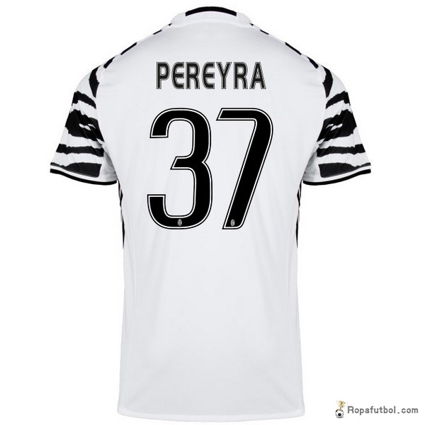 Camiseta Juventus Replica Tercera Ropa Pereyra 2016/17 Blanco